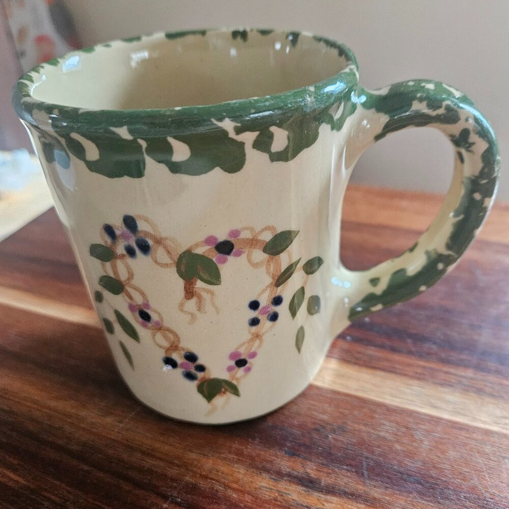 vintage 1998 Roseville alpine pottery mug